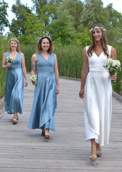 Stock Vivian Wedding Dress - Handmade Organic Clothing