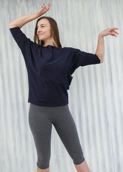 Navy Topaz Top