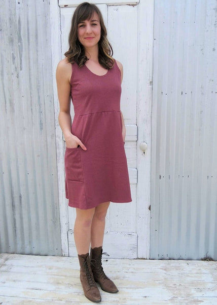 Juneberry Pocket Dress - Custom Made - Handmade Organic Clothing