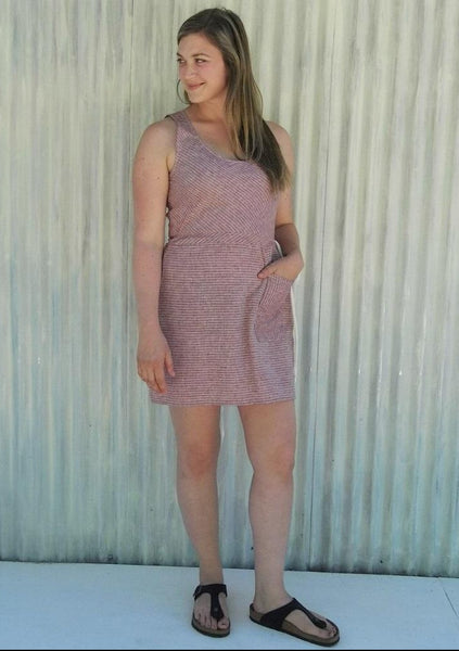 Summer Pocket Dress Made From Hemp - Natalia Dress - Handmade Organic Clothing
