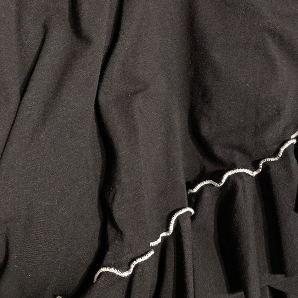 Organic Sleeveless Ruffle Midi Wrap Dress - Jasper Dress - Handmade Organic Clothing