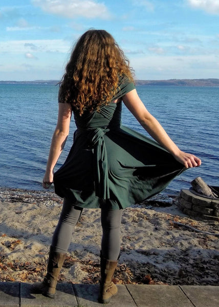 Ayla Infinity Dress - In Stock - Handmade Organic Clothing