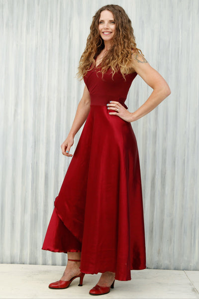 Red Vivian Wrap Dress