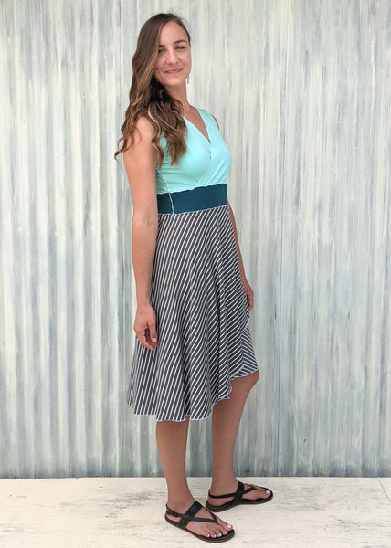 Mint Stripe Araminta Dress