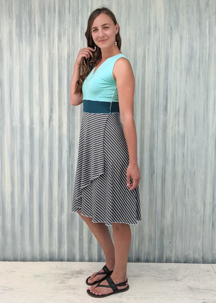 Mint Stripe Araminta Dress