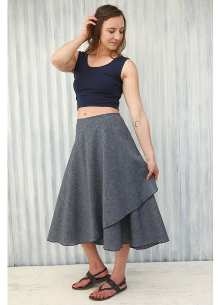 Midnight Tennessee Wrap Skirt
