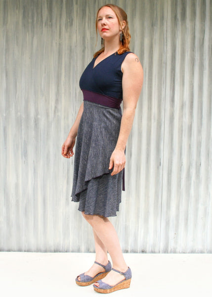 Blueberry Wrap Dress