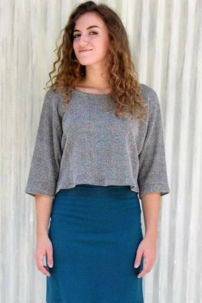 Organic Cotton Cropped Sweater