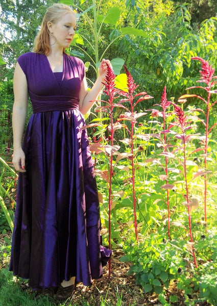 Aviana Silk Infinity Dress - Handmade Organic Clothing