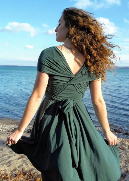Ayla Infinity Dress - In Stock - Handmade Organic Clothing