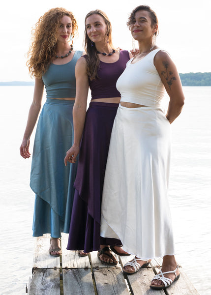 Natural Velda Wrap Skirt