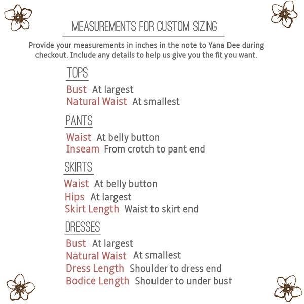 Kate Top (Custom Made) - Handmade Organic Clothing