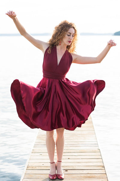 Red Avita Infinity Dress