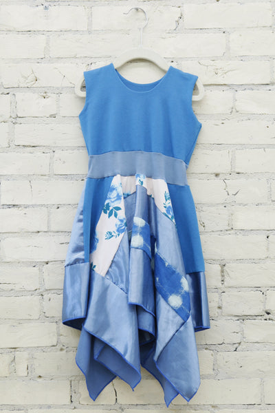 Blue Rose Pixie Dress (3-5 Years)