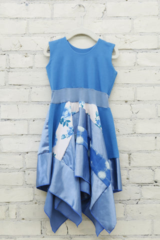 Blue Rose Pixie Dress (3-5 Years)