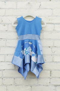 Blue Rose Pixie Dress (6-18 Months)