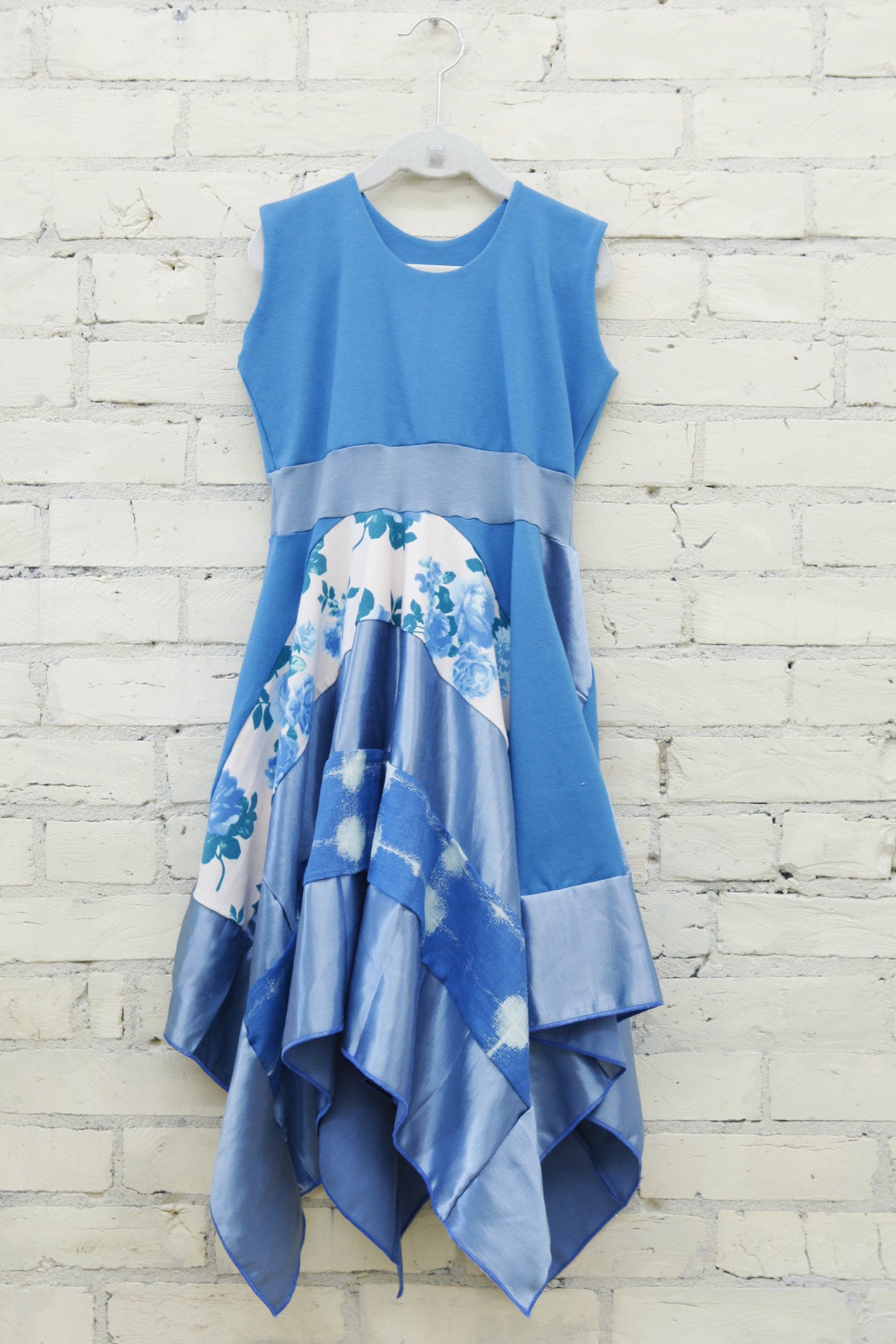 Blue Rose Pixie Dress (6-8 Years)