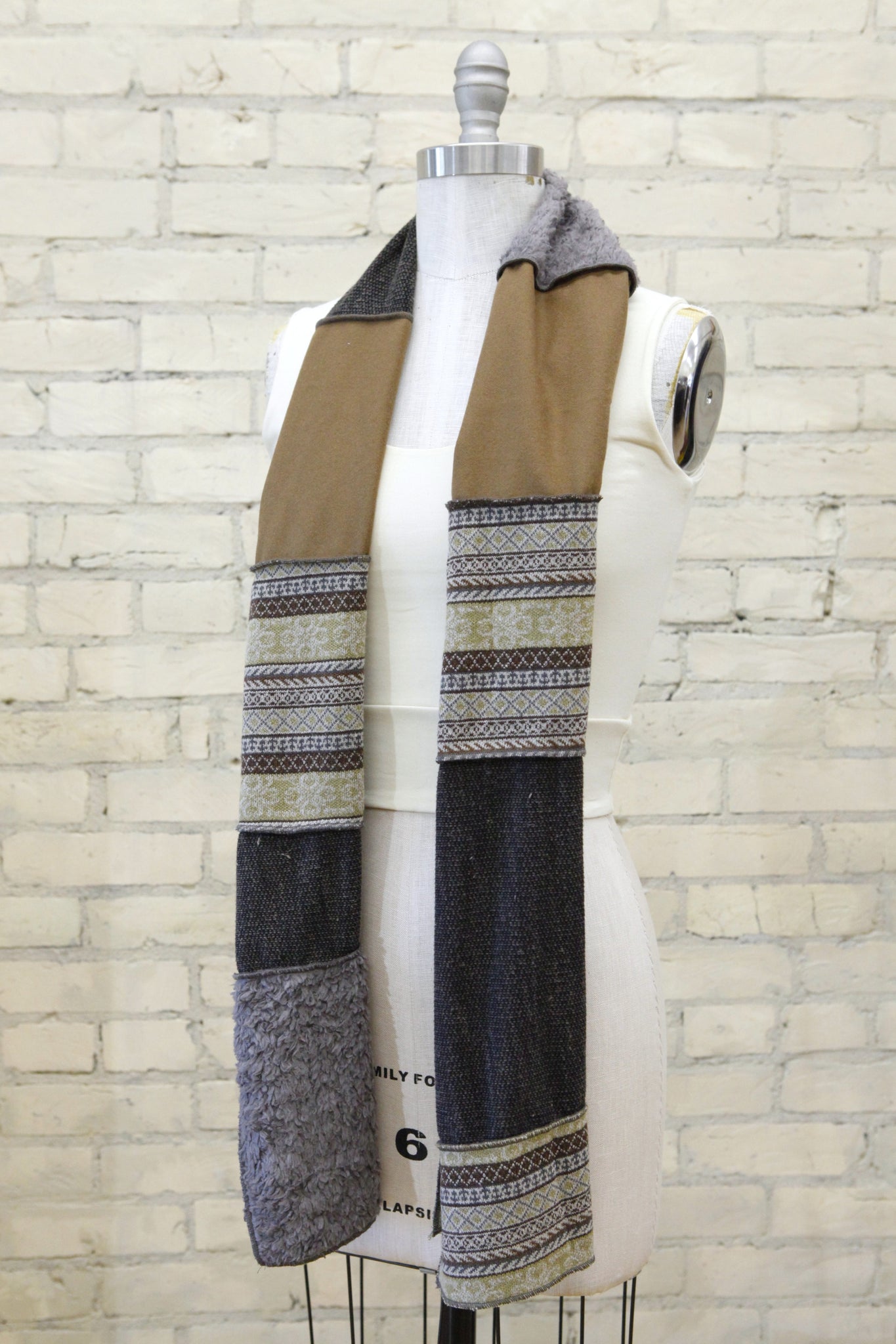 Fiona Patchwork Scarf