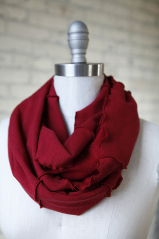 Red Lucky Infinity Scarf