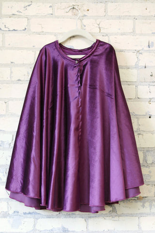 Berry Velvet Capelet