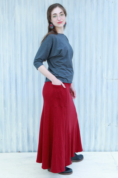 Crimson Amina Skirt