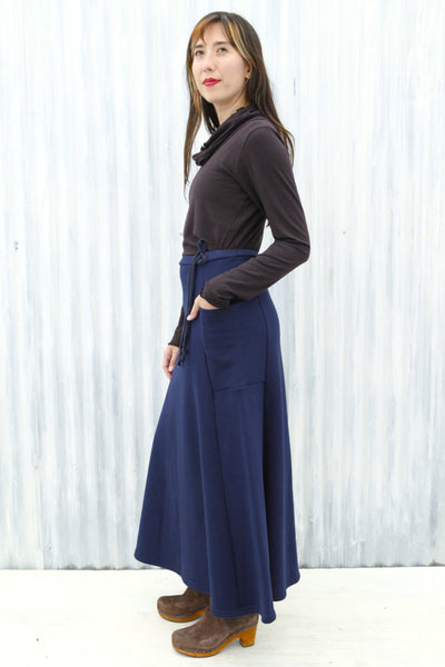 Navy Nadia Skirt