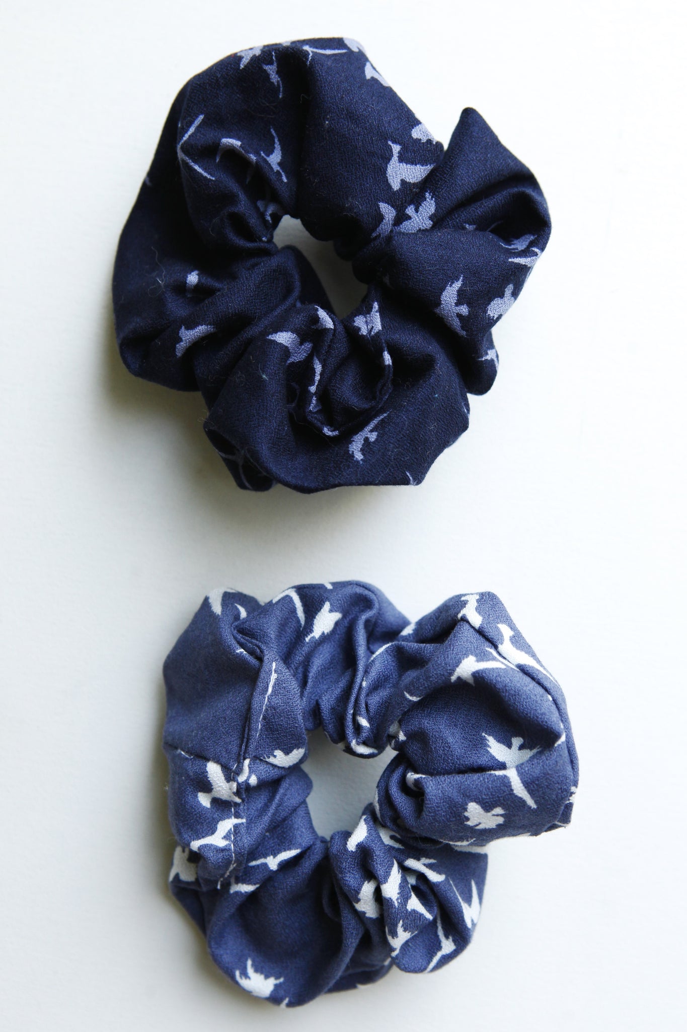 Bird Print Scrunchies