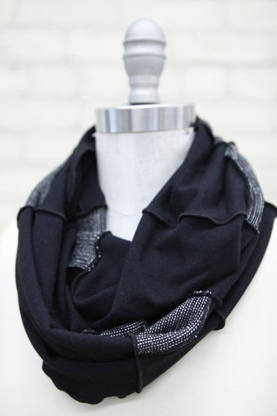 Black Alex Infinity Scarf