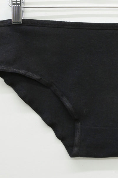 Black Hemp Bikini Underwear
