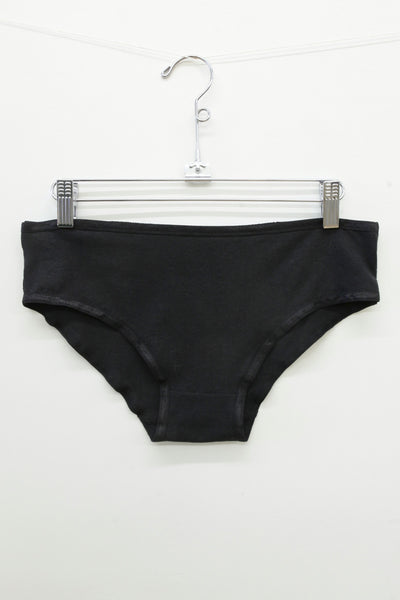 Black Hemp Bikini Underwear