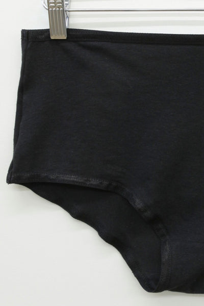 Black Hemp Brief Underwear