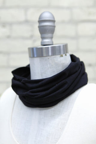 Black Sleek Neck Warmer