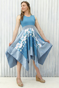 Blue Rose Pixie Dress