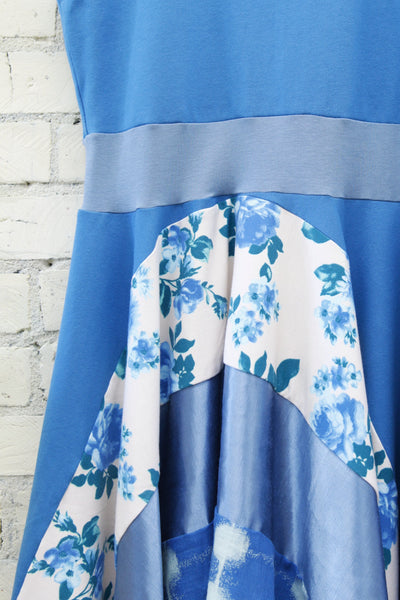 Blue Rose Pixie Dress
