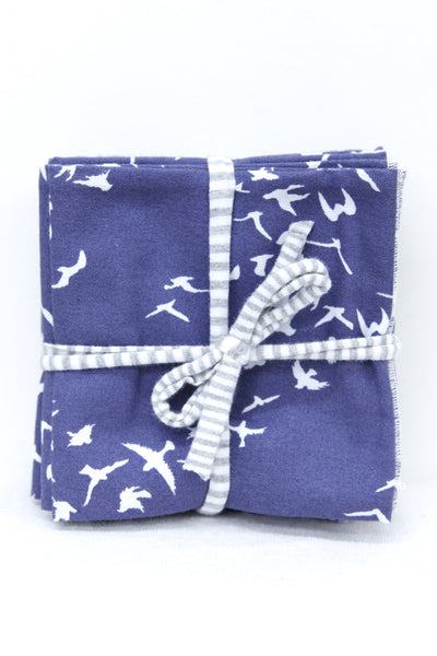 Blue Bunting Napkins