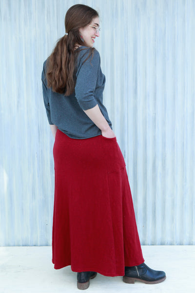 Crimson Amina Skirt
