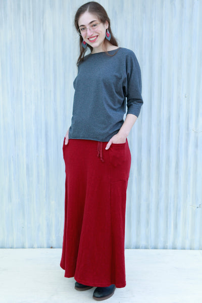 Crimson Amina Skirt