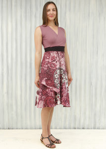 Hibiscus Wrap Dress