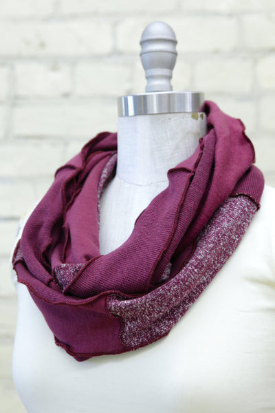 Burgundy Bliss Infinity Scarf
