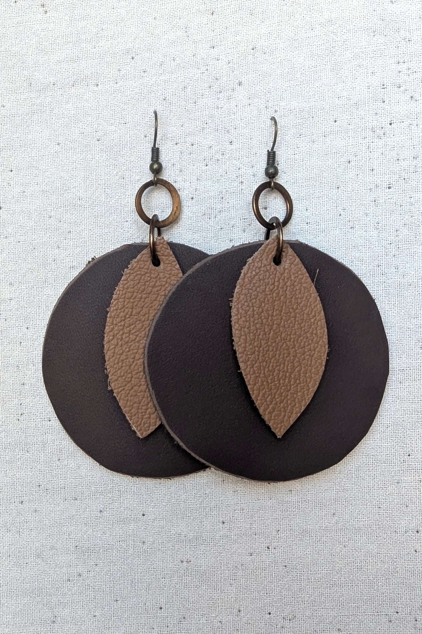 Chocolate Caramel Earrings