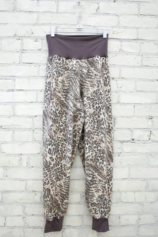 Cat Print Joggers