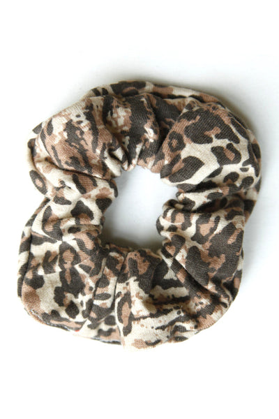 Cat Print Scrunchie