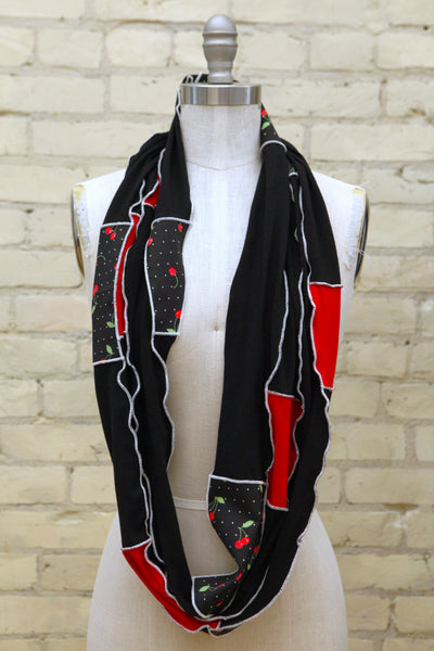 Black Cherry Infinity Scarf