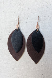 Chocolate Coffee Earrings