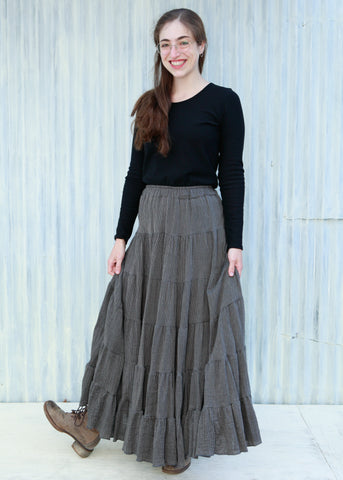 Granite Peasant Skirt