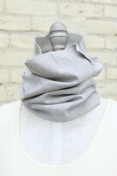 Light Gray Lucky Neck Warmer