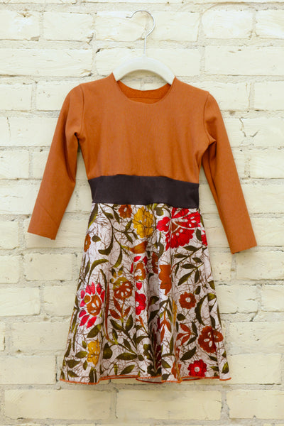 Fall Flowers Dress (1-2 Years)