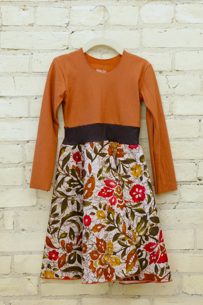 Fall Flowers Dress (3-5 Years)