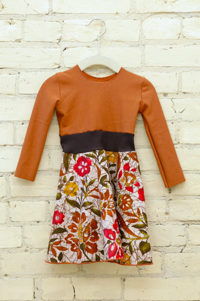 Fall Flowers Dress (6-18 Months)