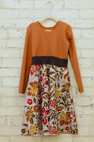 Fall Flowers Dress (6-8 Years)